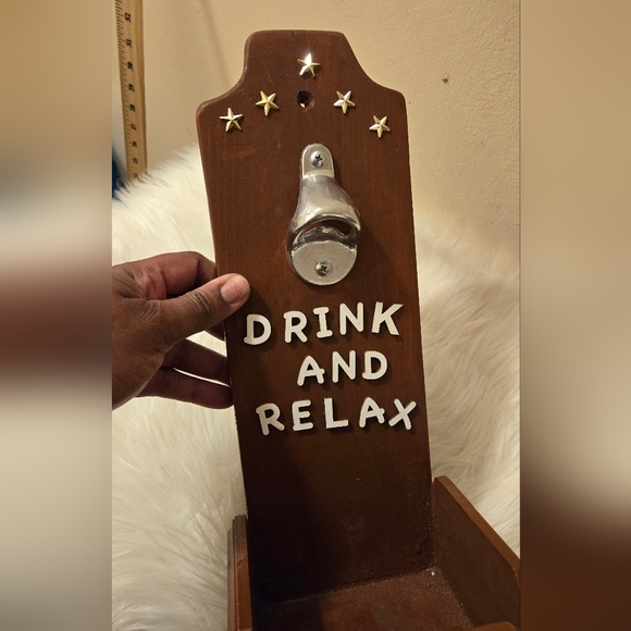 Unique Drink and Relax Beer Bottle Opener, Beer Opener Decorative - Picture 2 of 7